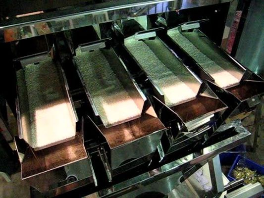 Quality  Washing Powder Linear Weigher Machine Detergent Weighing Filling Packing Machine factory