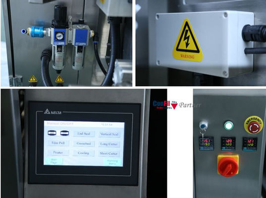 SS304 Free Flow Granulars Vertical Packing Machine 420mm