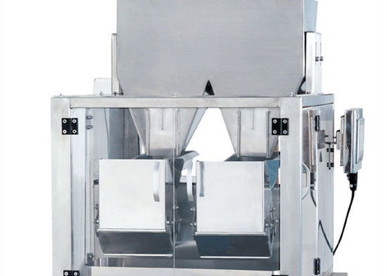 6500 Gram 2 Head Linear Weigher Machine For Seeds Nuts Powder Granule Grains Sugar