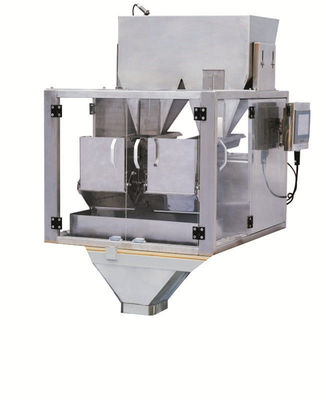 6500 Gram 2 Head Linear Weigher Machine For Seeds Nuts Powder Granule Grains Sugar