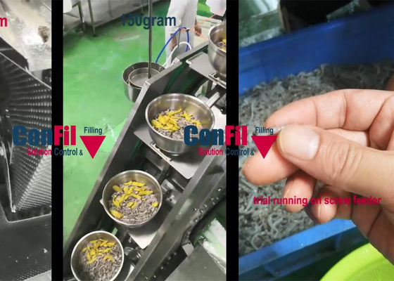 Multihead Weighing Machine Multihead Weigher for Seafood Fish Skin IP65 Waterproof Filling Machine