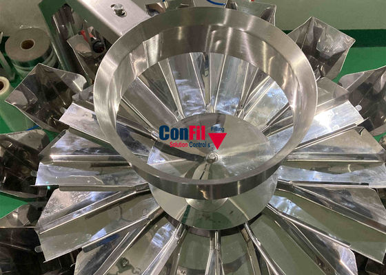 50 Gram Marijuana Buds Multihead Weighing Machine Micro Weigher