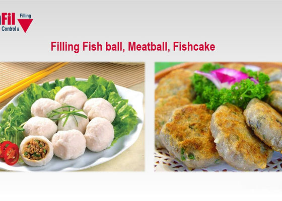 Multihead Weigher 4.5kW Rotary Vacuum Packaging Machine For Meatball FishBall