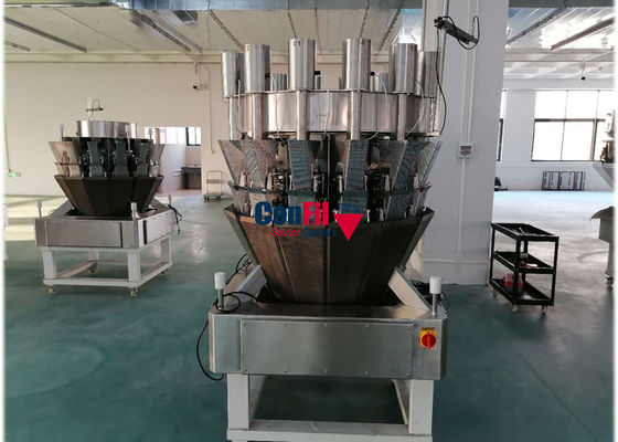 14 Head Pickles Multihead Weighing Machine With Vertical Feeder