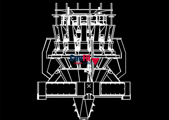 Multihead Weighing Machine Multihead Weigher for Marinated Sanck Food Jerky Waterproof Filling Machine
