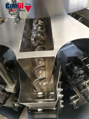 Screw Feeding Multihead Weigher For Pickles Marinated Vegetable Fruits