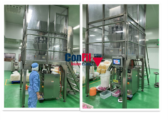 Multihead Weighing Machine Multihead Weigher for Yogurt Drops Dried Yogurt Yogut Melts Waterproof Filling Machine