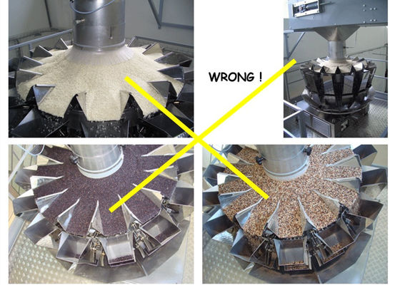 5000 Gram Multihead Weighing Machine Multihead Weigher For Couscous