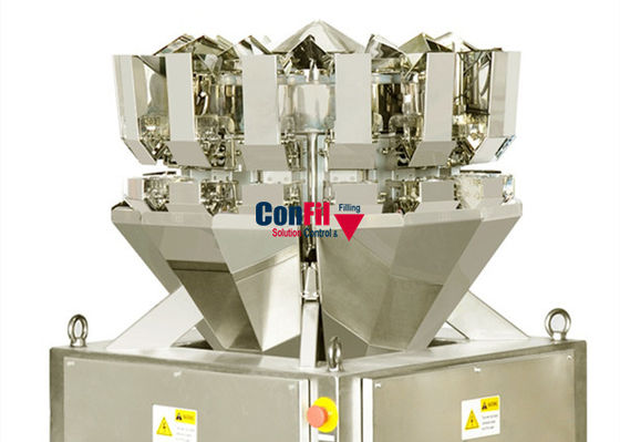 Multihead Weigher Packing Machine for Weighing and Filling Marijuana Buds into Tin Bottle or Container