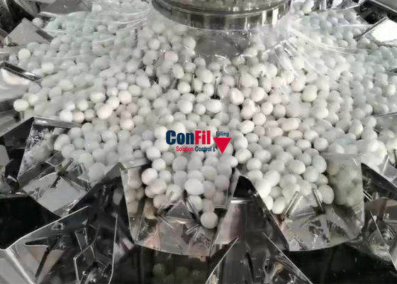 Multihead Weighing Machine Multihead Weigher for Quail Egg Fragile Food Waterproof Filling Machine