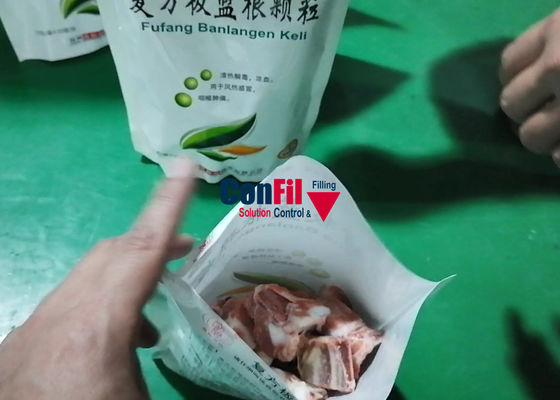Frozen Diced Ribs Multihead Weigher Machine Frozen Food Filling Machine Waterproof