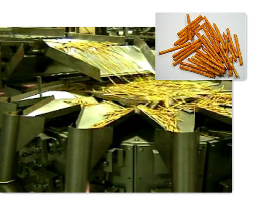 Multihead Weighing Machine Multihead Weigher for Pretzel Stick and Stick Shape Products