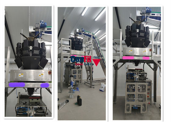 Cheese Products Automatic Multihead Weigher 14 Head Weigher Filling Machine