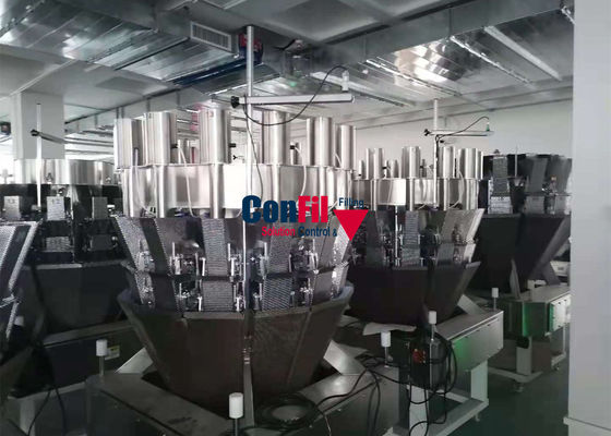 1 Liter 14 Head Automatic Weighing Packing Machine With Screw Feeder Vertical Screw