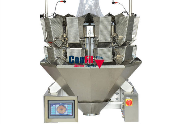 Double Flap Hopper Automatic Multihead Weigher 10 Head