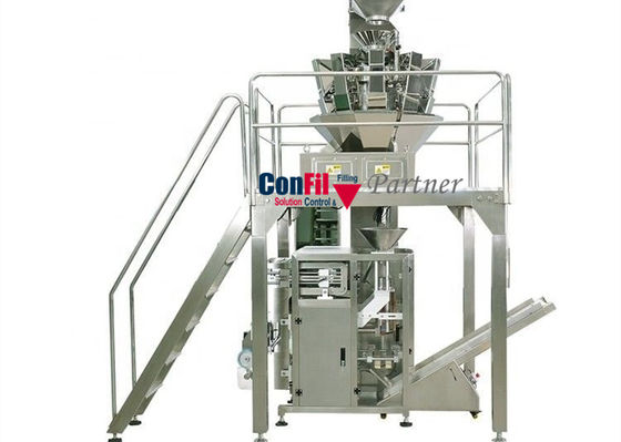 Multihead Weigher Packing Machine for Couscous Vacuum Bag VFFS Packaging System