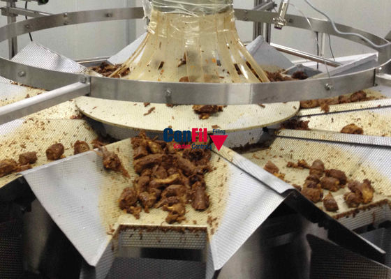 2500 Gram Braised Poultry Marinated Poultry Packaging Machine With ROMA