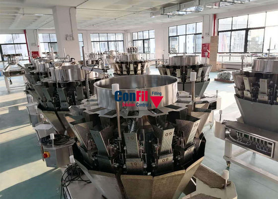 2500 Gram Multihead Weigher Packing Machine For Braised Pork Ready Meal Packing Line