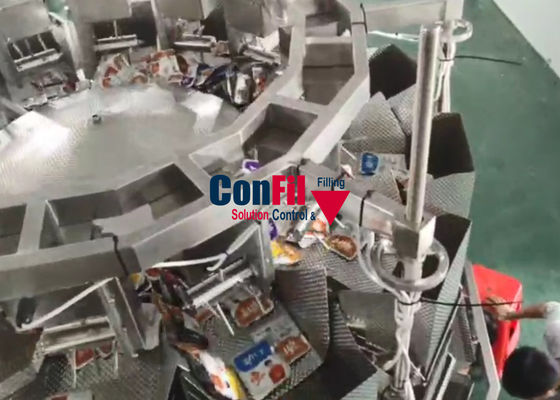 Multihead Weighing Machine Multihead Weigher for Counting Pouches or Dry Food Overweight Discharge