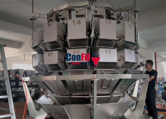 Multihead Weighing Machine Multihead Weigher for Counting Pouches or Dry Food Overweight Discharge