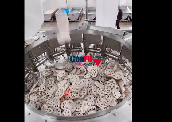 60bpm Multihead Weigher Packing Machine For Fresh Cut Vegetables Packing Line