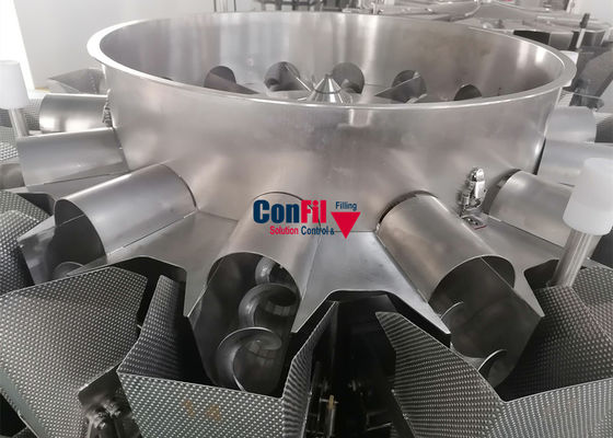 Multihead Weigher Packing Machine for Frozen Diced Chicken Rotary Vacuum Packaging Machine System