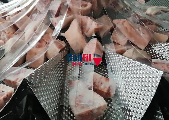 16 Head Multihead Weigher Packing Machine For Frozen Diced Pork