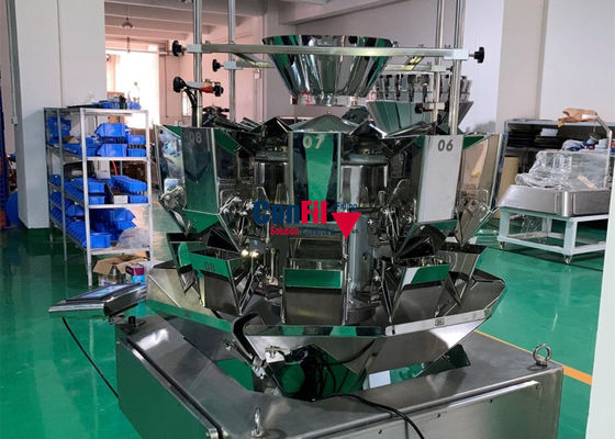 Waterproof Multihead Weigher Packing Machine For Frozen French Fries