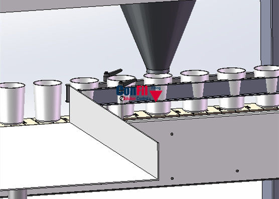 14 Head Multihead Weigher Packing Machine For Filling Marinated Or Fresh Food Sticky