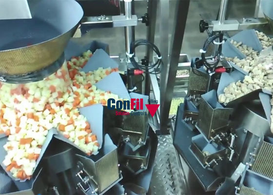 60 Bags / Min Rotary Vacuum Packaging Machine For Ready Meal Marinated Food