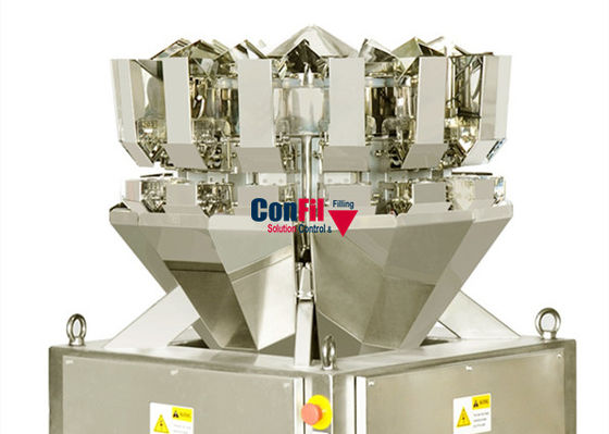 14 Head 0.2 Liter Multihead Weighing Machine For Silica Gel Jumping Granular