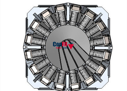Multihead Weighing Machine Multihead Weigher for Vegetable Lettuce Leaf Shap Salad Filling Weigher