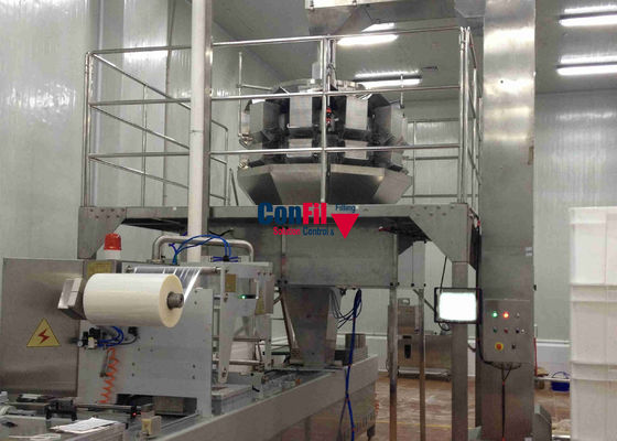 Multihead Weigher Packing Machine for Mini Salami Sausage Packaging System ROMA Thermoforming Packaging