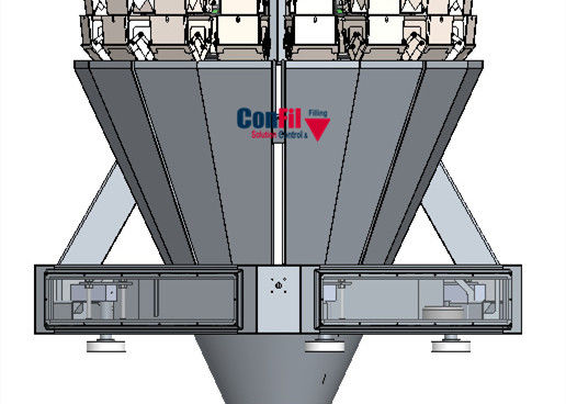 Multihead Weigher Packing Machine for Sausage Packaging System with Traysealer MAP