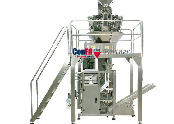 Multihead Weigher Packing Machine for Apple Slices Fruit Packaging System VFFS
