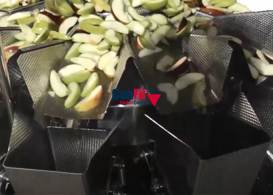 Multihead Weigher Packing Machine for Apple Slices Fruit Packaging System VFFS
