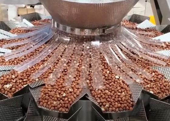 Multihead Weighing Machine Multihead Weigher for Nuts Almonds Roasted Nuts Filling Machine Waterproof
