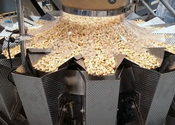 Multihead Weighing Machine Multihead Weigher for Roasted Nuts Cashew Nuts Filling Machine Waterproof