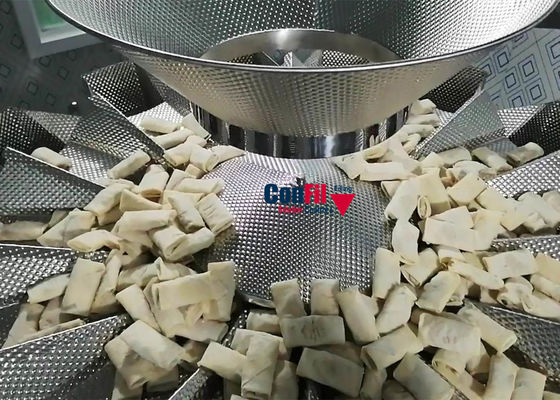 Multihead Weighing Machine Multihead Weigher for Frozen Food Spring Roll Counting Filling Machine