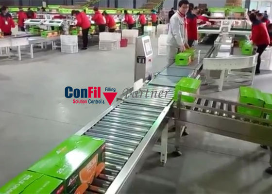 50 Pieces / Minute 30 KG Check Weigher Machine For Boxes Cases